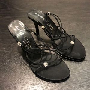Anne Klein strappy slip on sandals